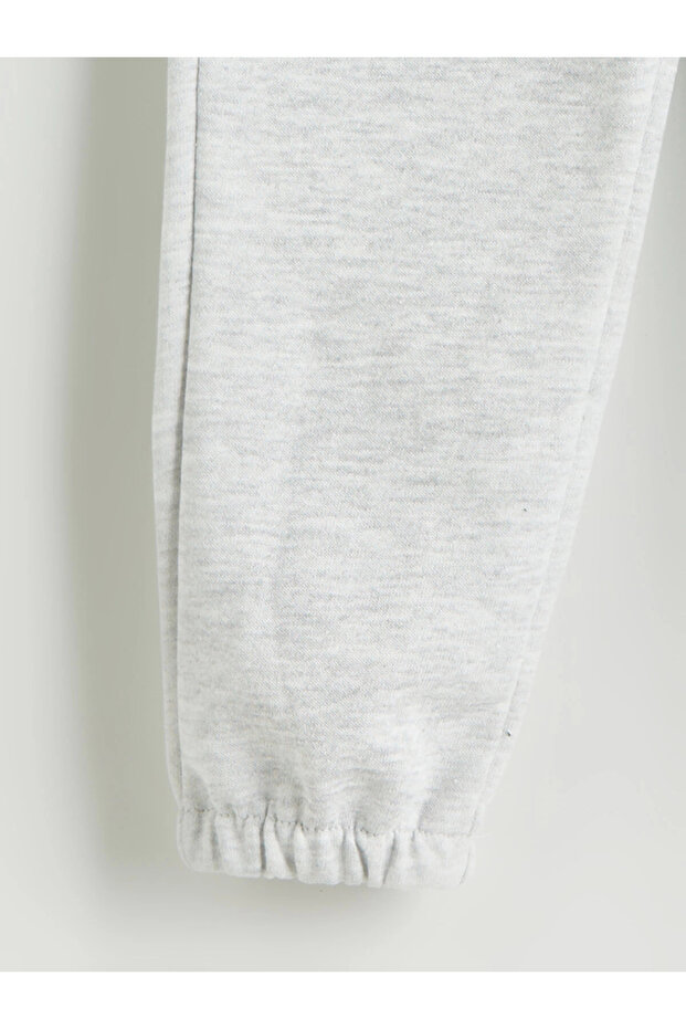 LCW Kids Antrasit Beli Lastikli Erkek Çocuk Jogger Eşofman Altı 2'li - 6