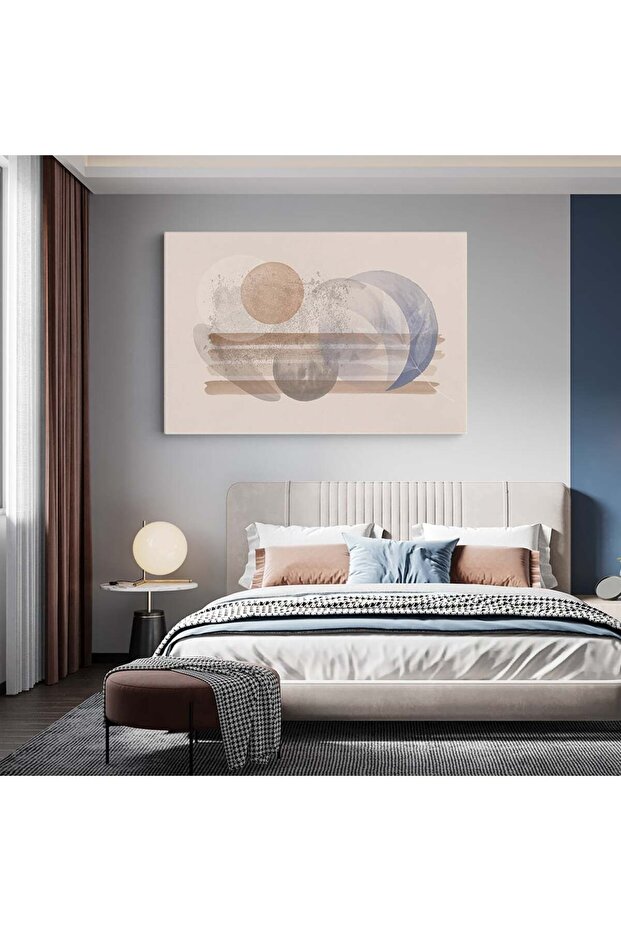 Boho minimalist forme abstracte, crem, cod 1332 - 6