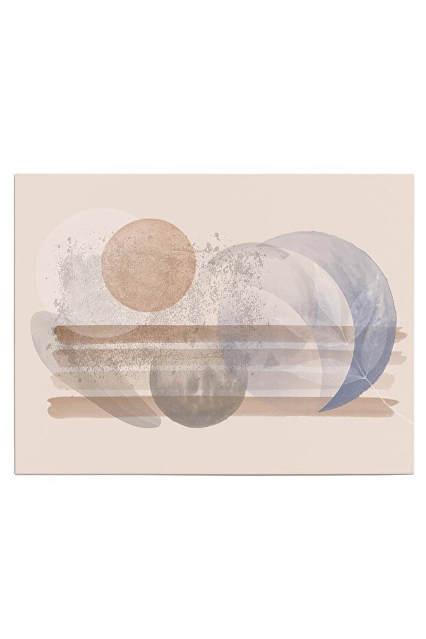 Boho minimalist forme abstracte, crem, cod 1332 - 2