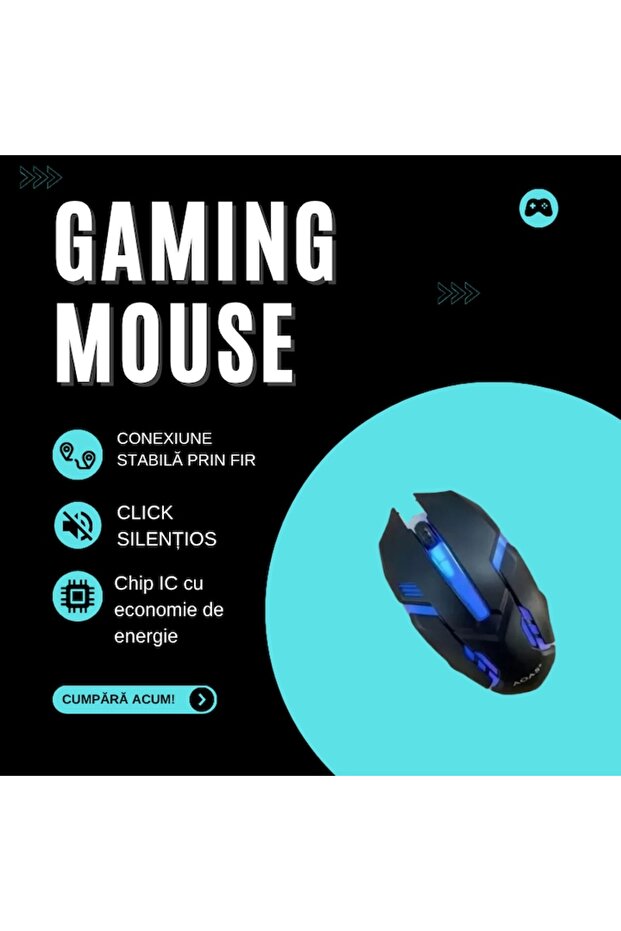 Gaming Keyboard and Mouse Set with RGB Illumination, USB Connection - 2
