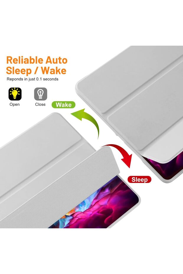 Palkitsee Case Compatible with iPad 9 8 7 Generation 10.2 Inch, Model 2021/2020/2019, Case with Pen - 3