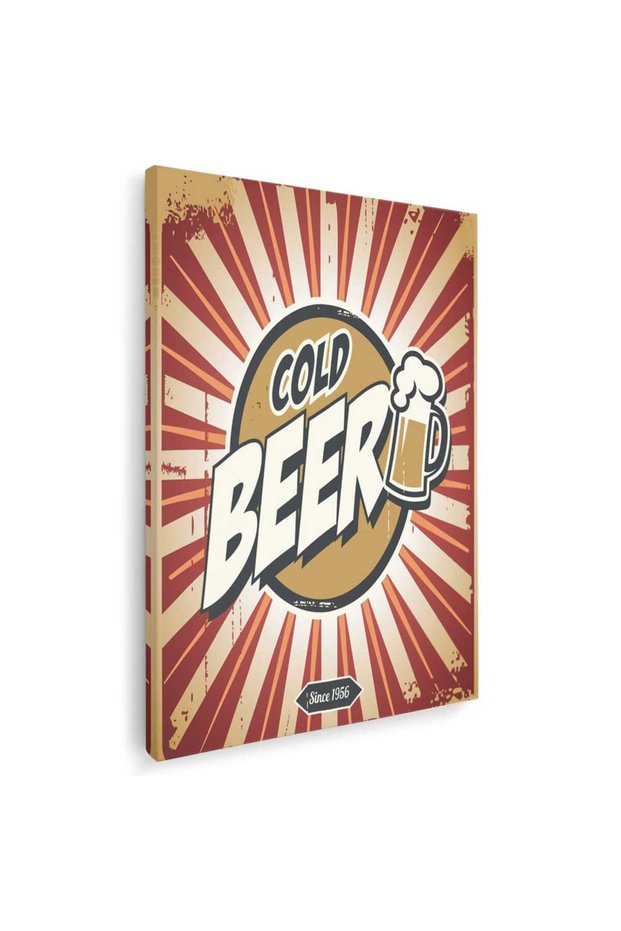 Tablou Cold Beer vintage, cod 3961