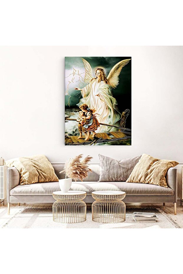 Icon Angel protecting children, code 2467 - 3