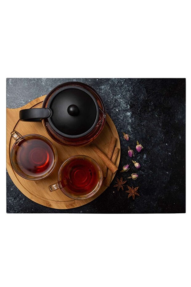 Tablou set cescute ceai ceainic, cod 3930 - 2