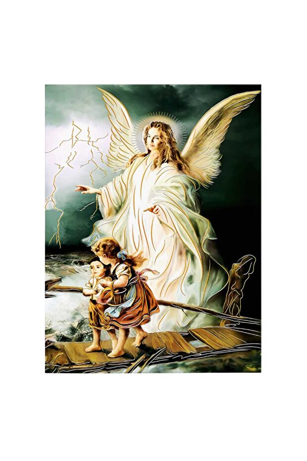 Icon Angel protecting children, code 2467 - 2
