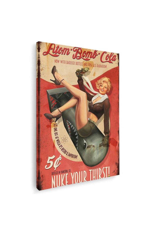 Coca Cola ad vintage, cod 4029