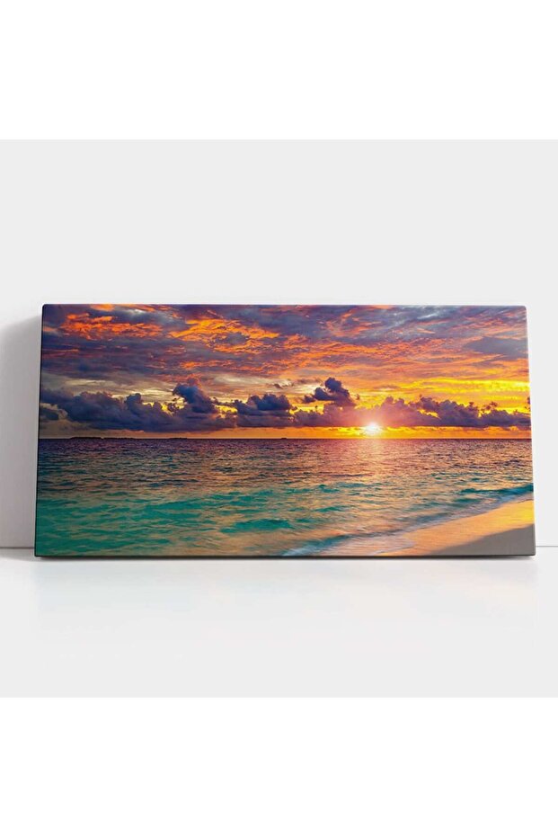 Sunset seascape painting, code 4535 - 2