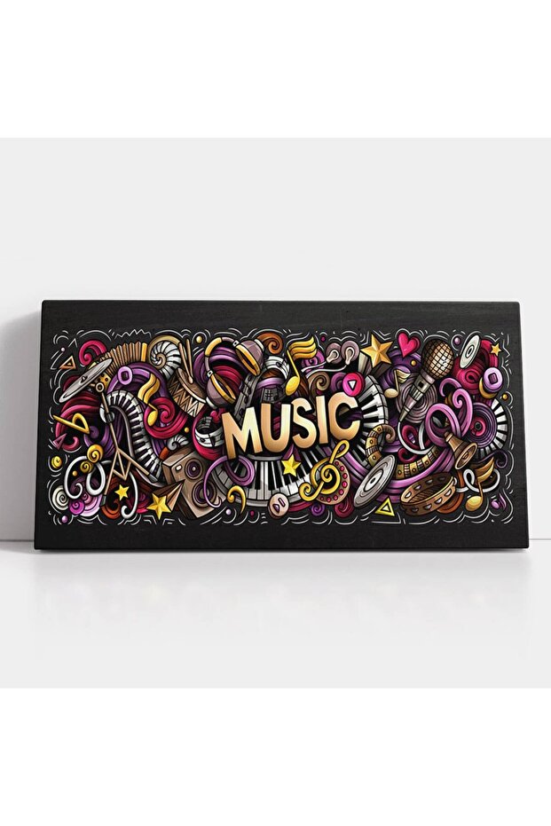 Musical instruments design painting, code 2143 - 3