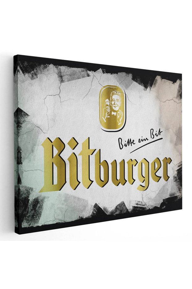Tablou logo Bitburger vintage, cod 4096