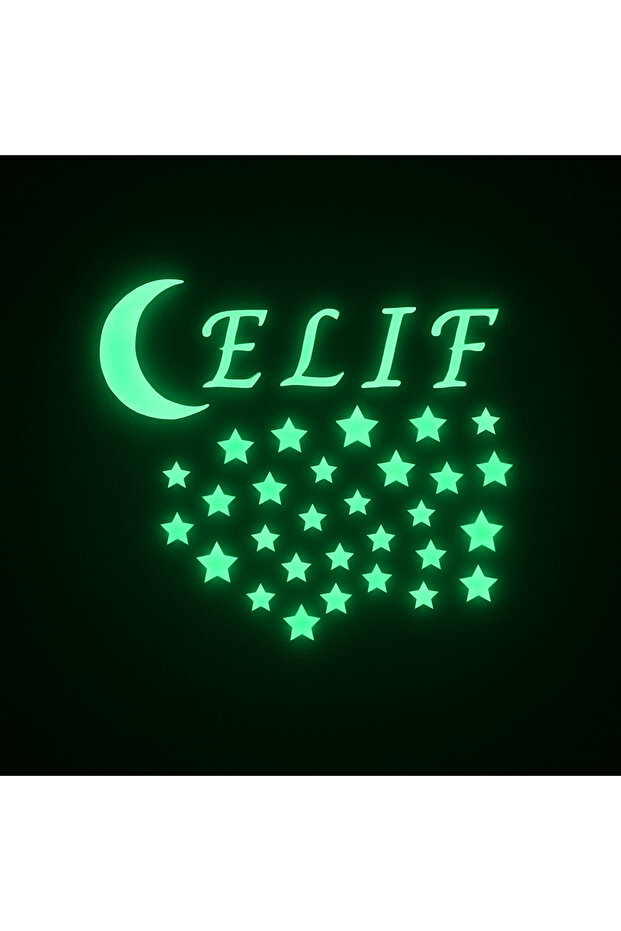 İsme Özel Fosforlu Paylayan isimli Yıldızlar 50 Adet ( yazılacak ismi mesaj olarak belirtiniz ) - 3