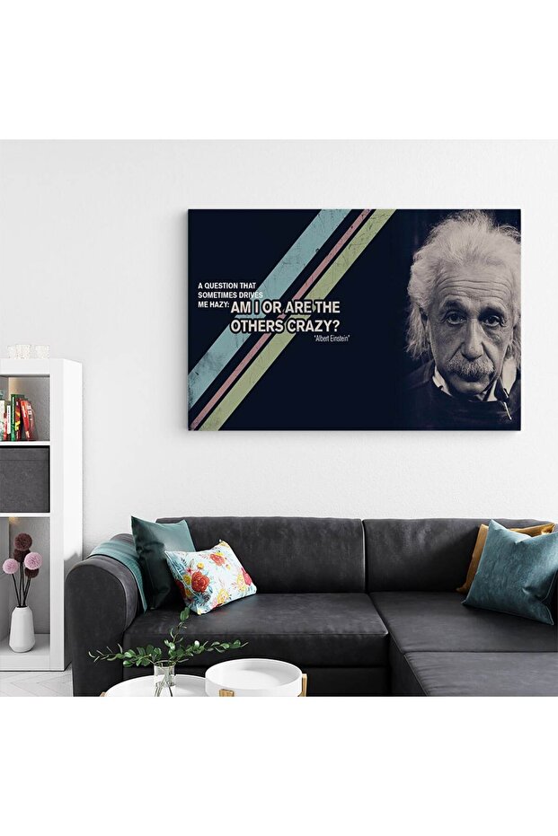 Albert Einstein motivational message painting, code 2688 - 5