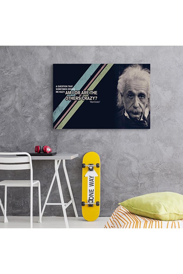 Albert Einstein motivational message painting, code 2688 - 3