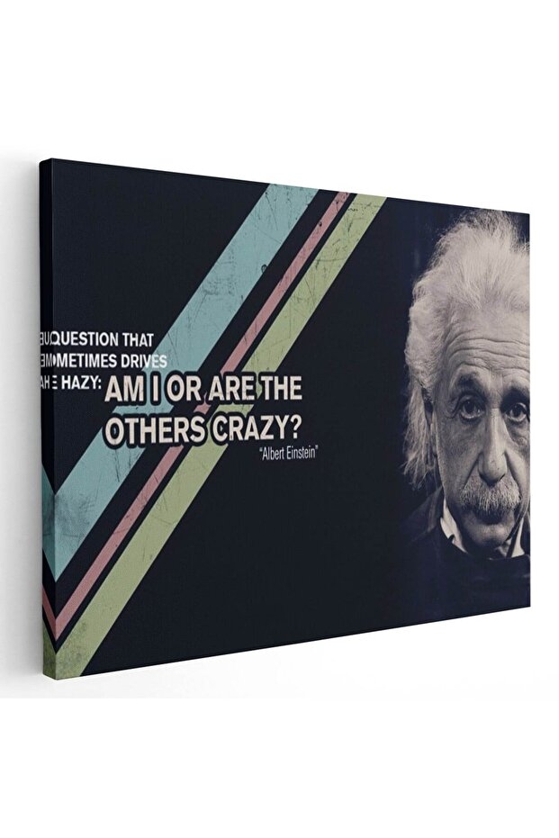Albert Einstein motivational message painting, code 2688 - 1