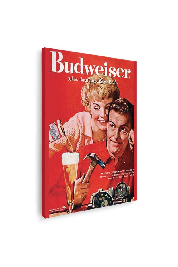 Tablou bere Budweiser vintage, cod 3979