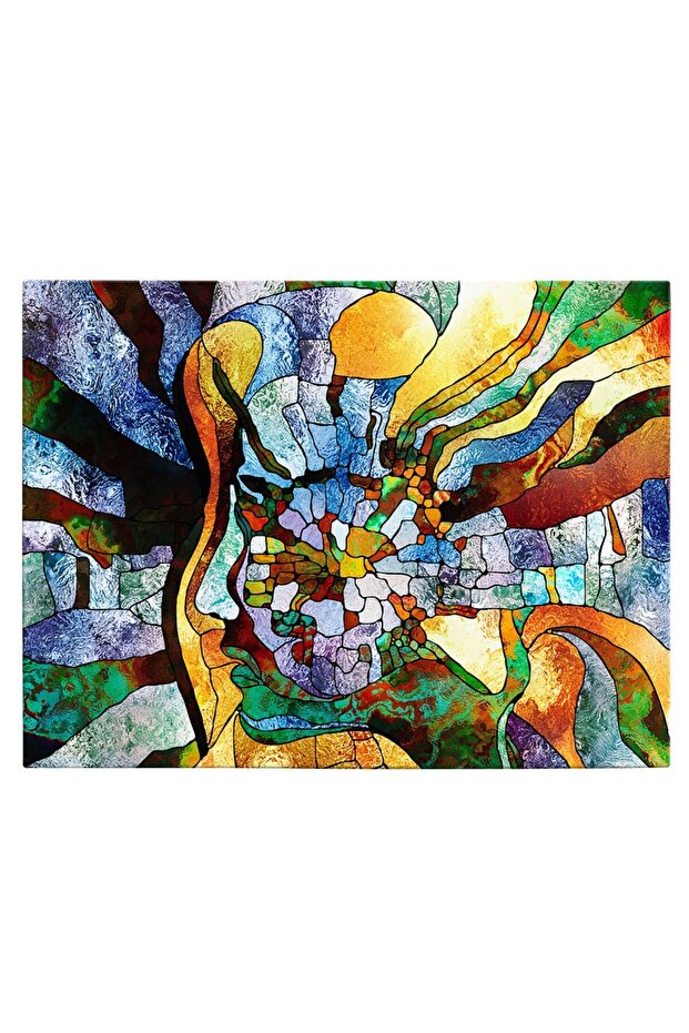 Tablou vitraliu forme abstracte, cod 1955 - 2