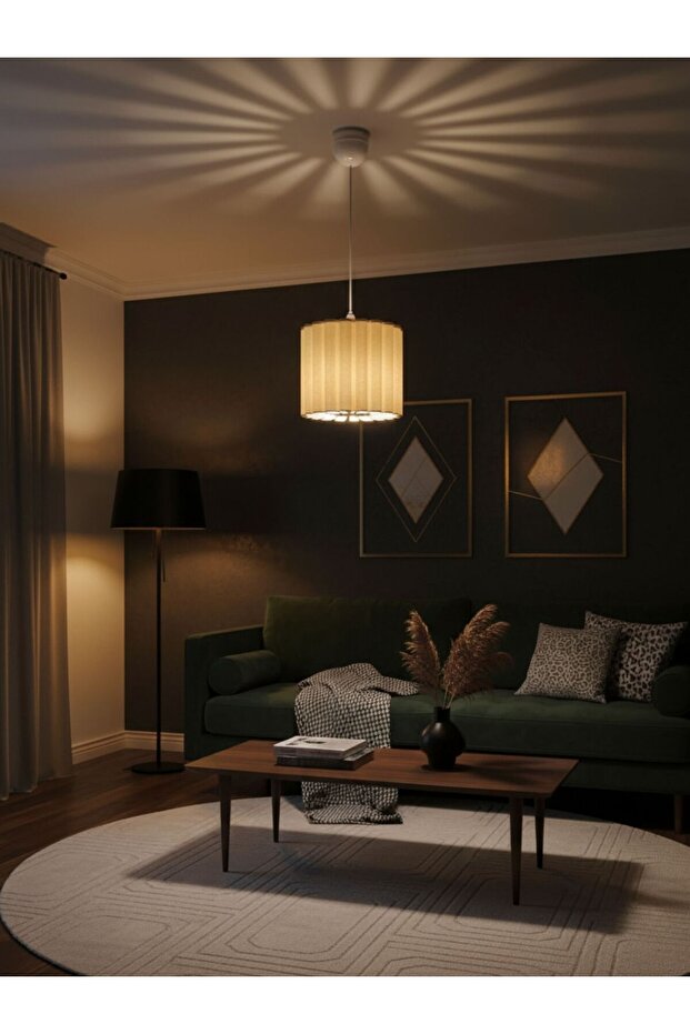 Modern Tasarım Pliseli Avize - 2