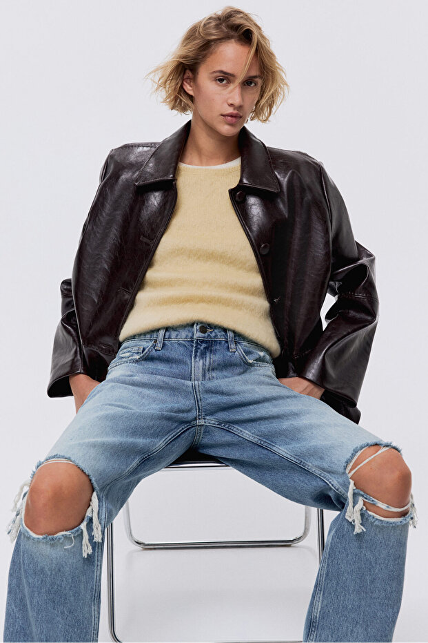 Straight High Jeans - 1