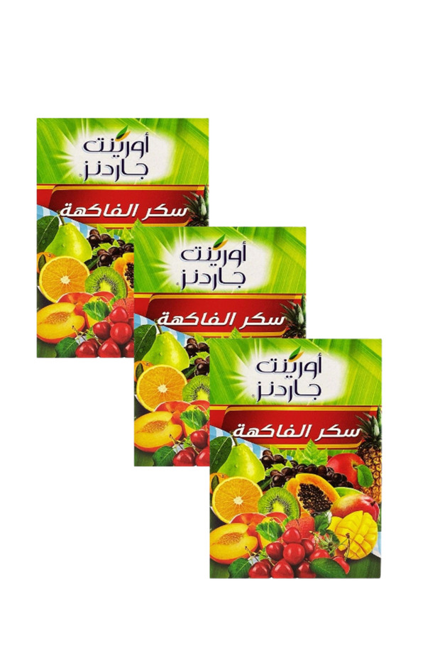 سكر الفاكهة 200 جم - اورينت جاردنز 3قطع