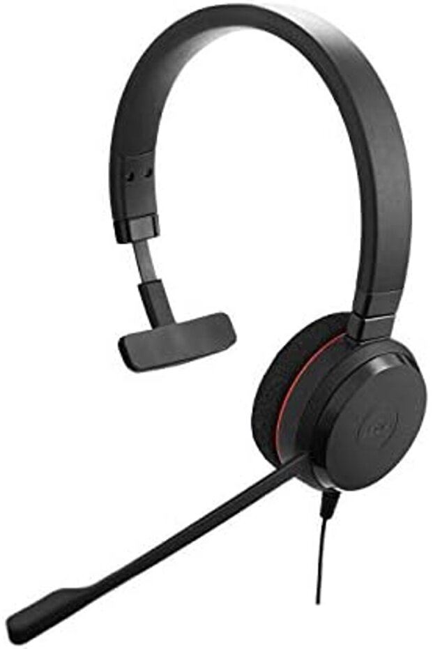 ynsShoping Evolve 20 UC Mono – Unified Communications Headphones for VoIP Softphone with Pasif Noise - 3