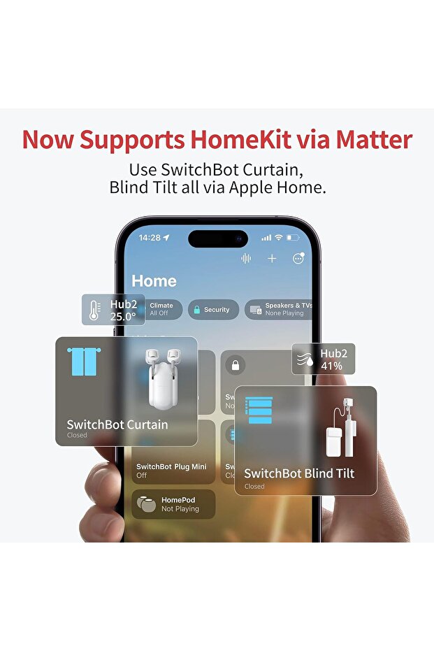 4-in-1 Smart Home Hub (2nd Gen) | Matter, Temp/Humidity Sensor, Voice Control - 5