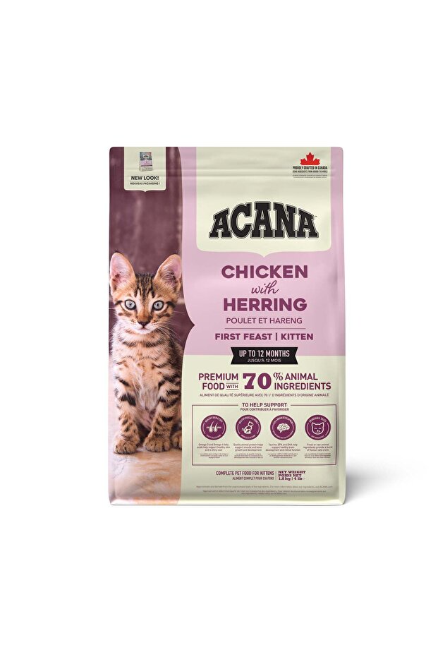 First Feast Chicken With Herring Kitten Dry Food