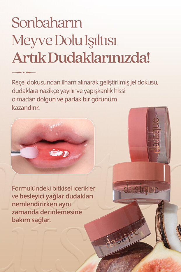 Yoğun Parlaklık Sunan, Meyve Renklerinde Kavanozda Dudak Balmı Fruity Lip Jam 13 Cranberry - 7