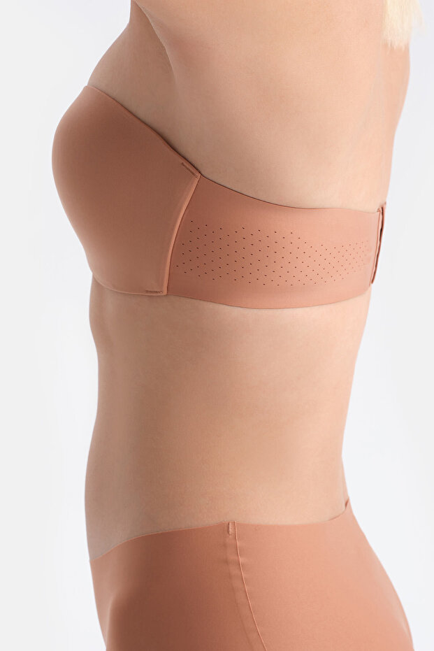 Brown Alıce Strapless Bra - 6