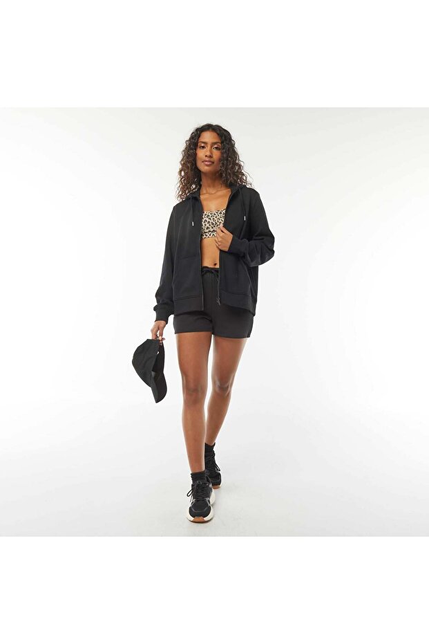 هودي أساسي بسحاب أسود - 2