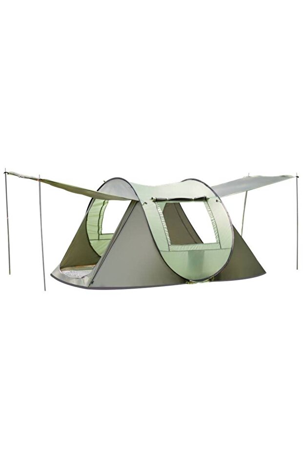 Outdoor Camping Tent Automatic Pop Up Tent Instant Pop Up Tent - 2-3 person tent/Olive green