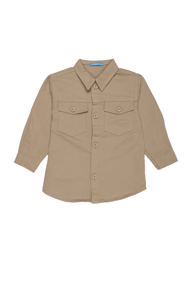 Boy's Gabardine Shirt 2426323002.G.M7587