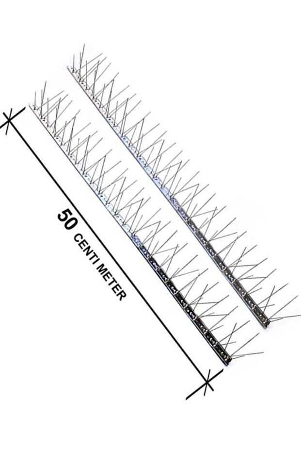 Stainless Steel Bird Spikes for Pigeons and Other Small Birds - No Plastic - Anti Bird Repellent Spi