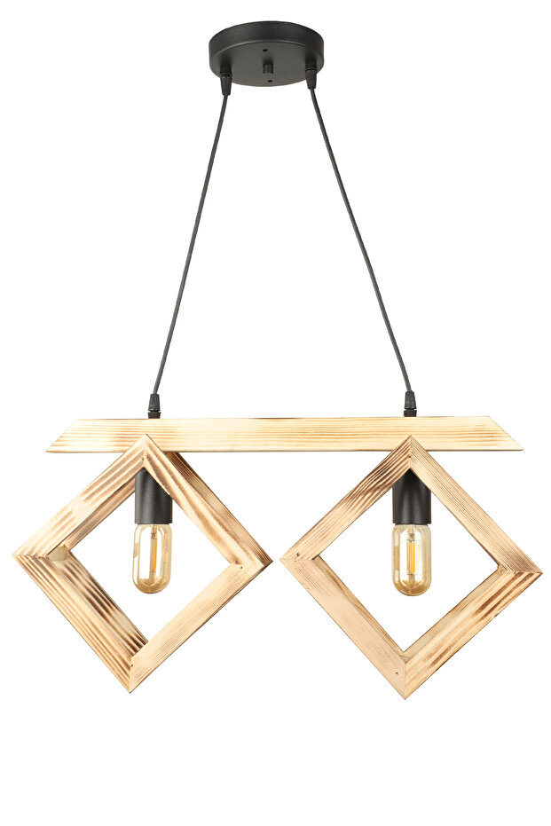 Tena 2.Li Ahşap Avize - 2