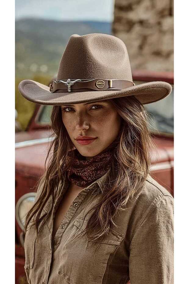 قبعة رعاة البقر الغربية - 2