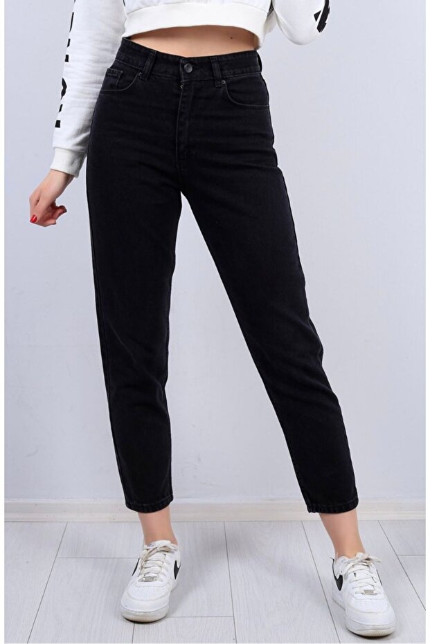 Mom Jeans High-Waisted Stretch Jeans