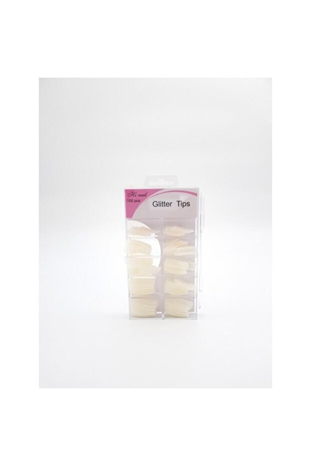 Set 100 false nail tips, white - 2