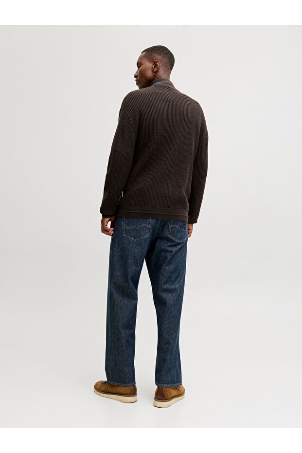 Strickpullover Einfarbig Strickpullover - 3