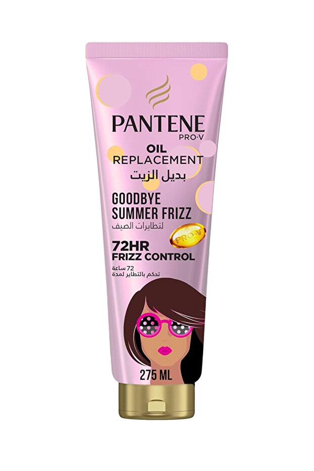 Pro-V Goodbye Summer Friz, Leave-in Oil Replacement with 72H Frizz Control, 275 ml