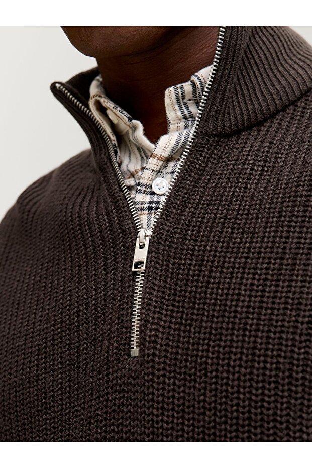 Strickpullover Einfarbig Strickpullover - 6