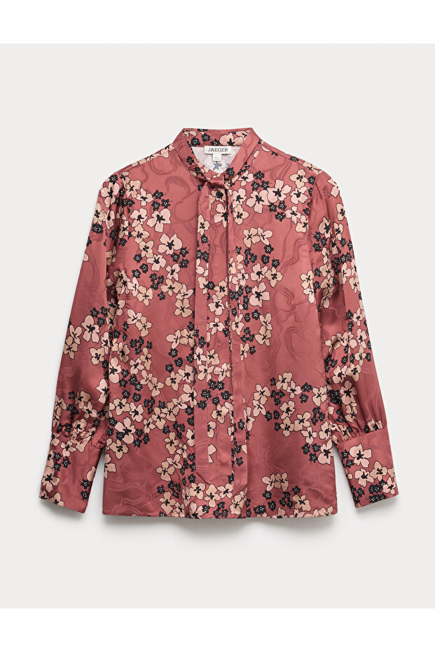 Çiçek Desenli Bluz - 2