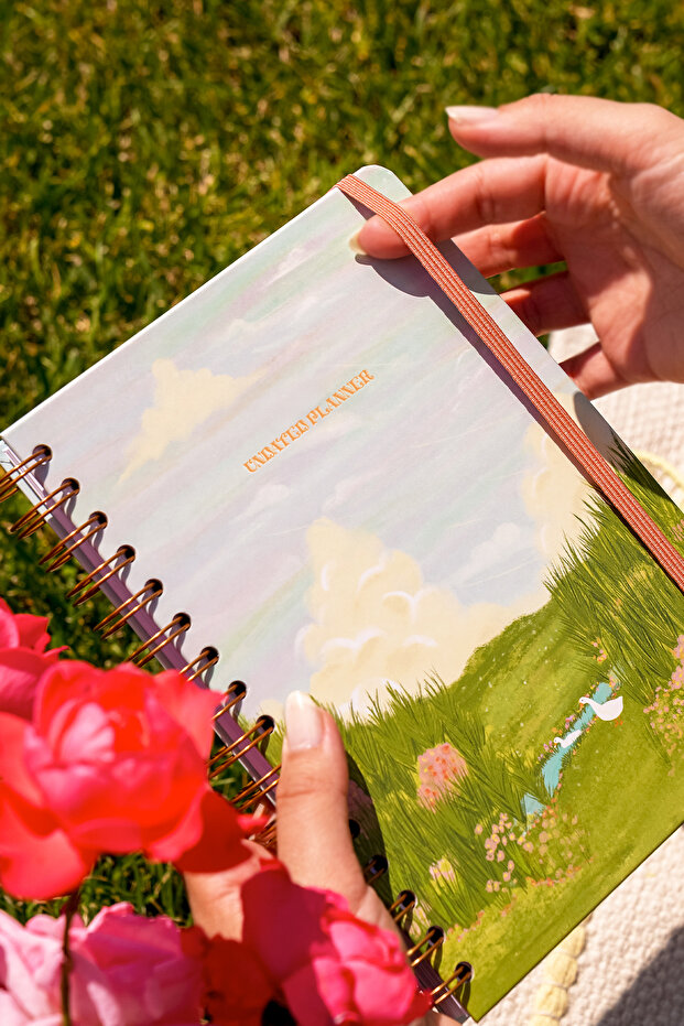 A5 Spiralli Süresiz Planlayıcı Ajanda Manzara - 1