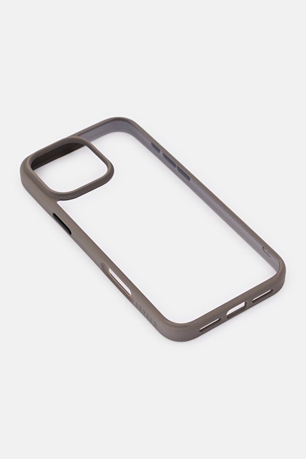 جراب حماية لجهاز iPhone 16 Pro Max، رمادي - 4