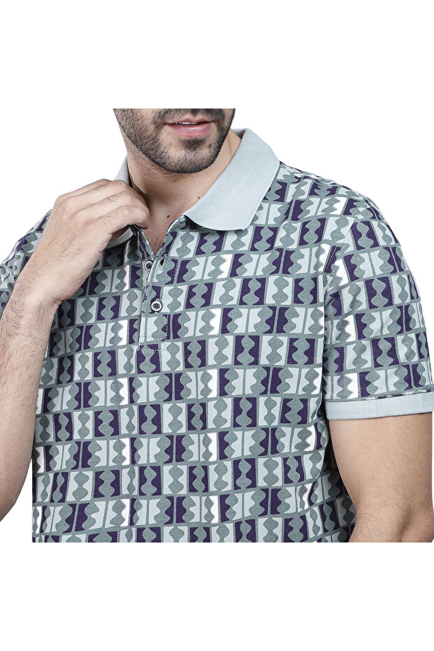 قميص بولو رجالي أصلي - نعناع - 2