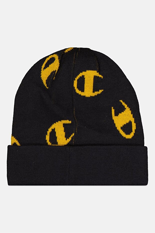 Men Embroidered Script Logo Beanie, Multicolor - 2