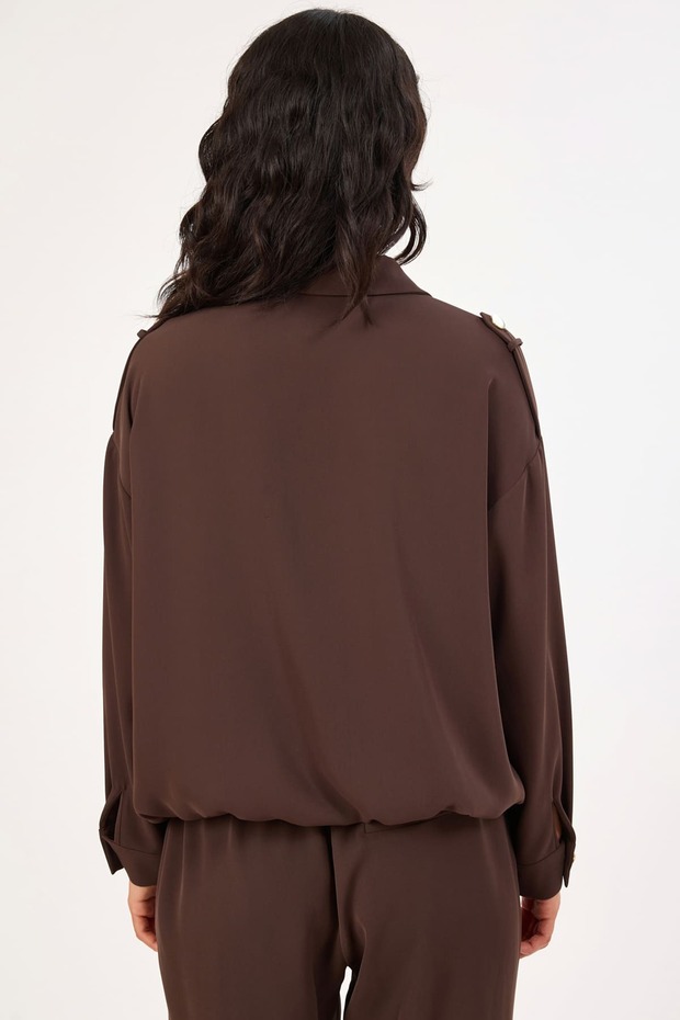 سترة قميص معدنية بمشبك - 4