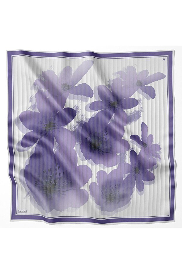 Eșarfă de mătase - 9100D-08 - Tivil - 3