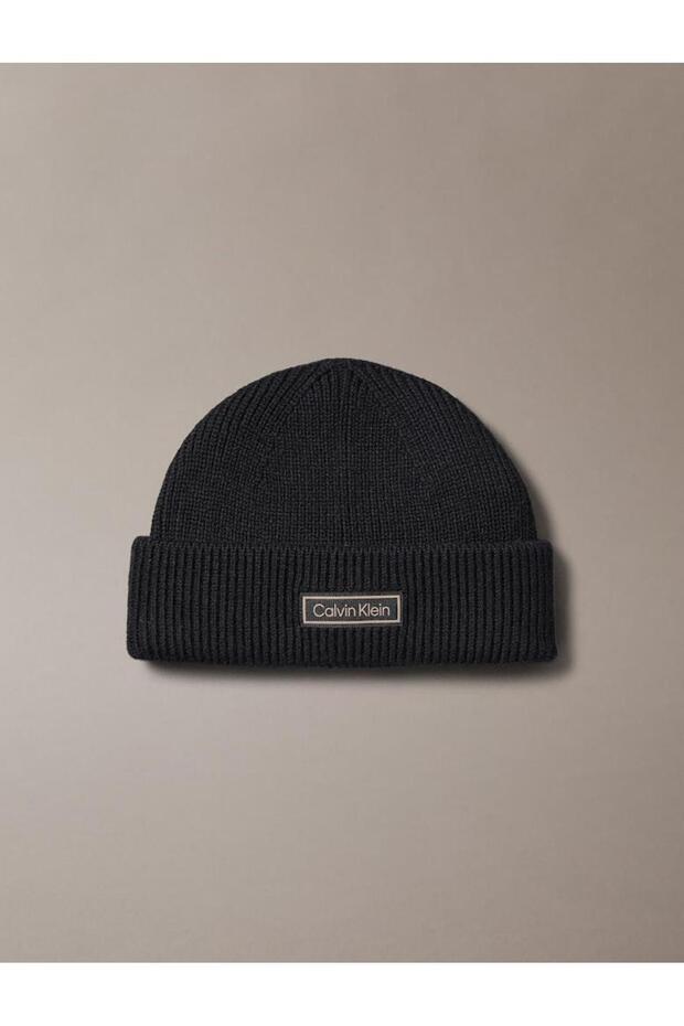 PATCH CHUNKY RIB DOCKER BEANIE - 1