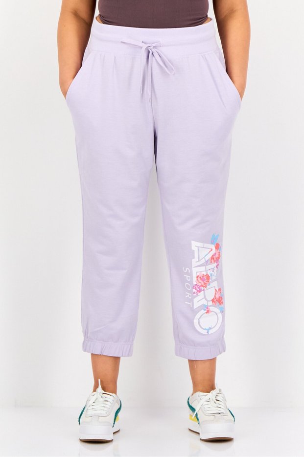 Women Sportswear Fit Outdoor Sweatpants, Lavender