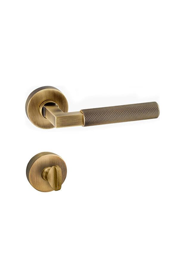Doğanlar Bt Luxury Badge Door Handle Wc Olifka (Antique Yellow)