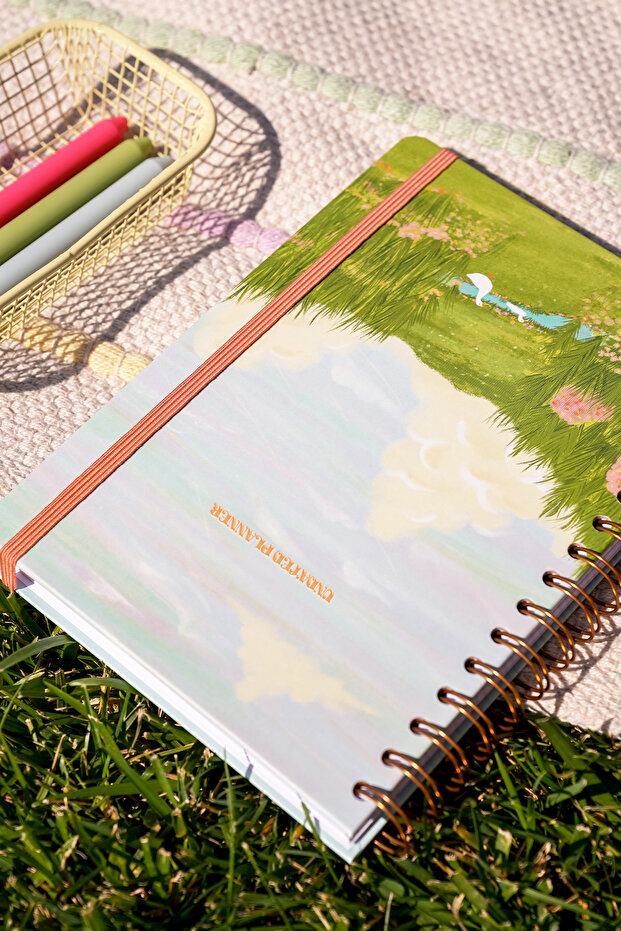 A5 Spiralli Süresiz Planlayıcı Ajanda Manzara - 2