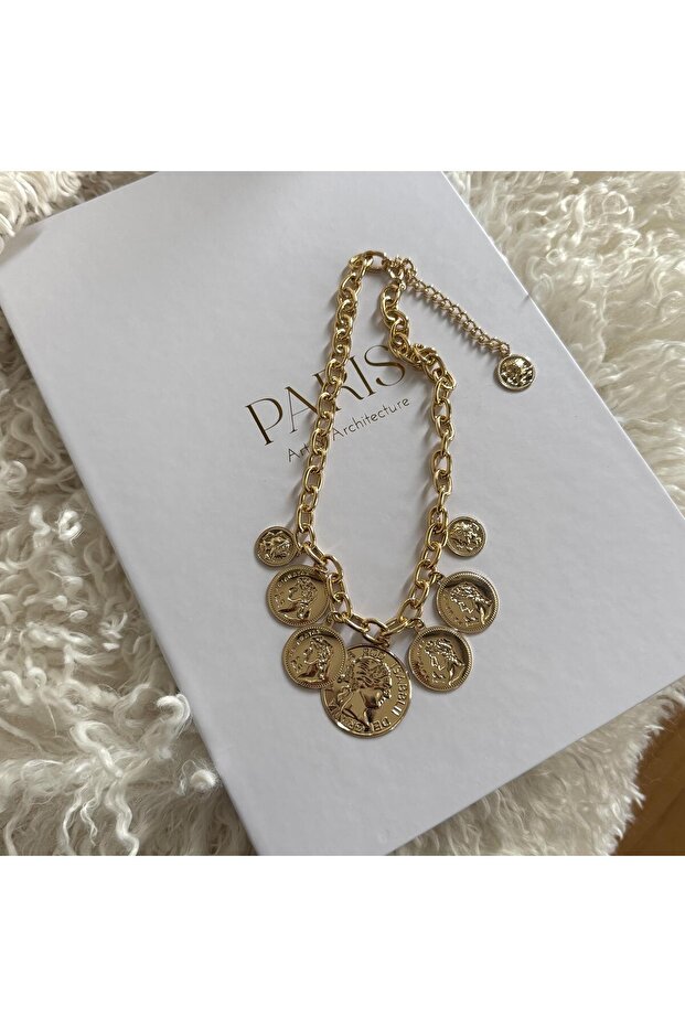 Coin Charm Kolye - 2